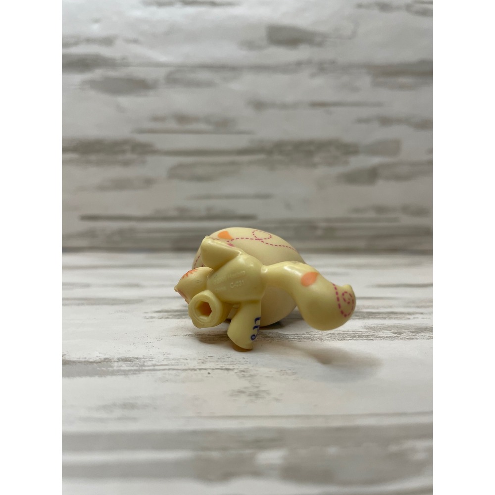 Littlest Pet Shop #1231 Lps Post Card Yellow/ Purple Flowers Sitting Cat. - Picture 5 of 8